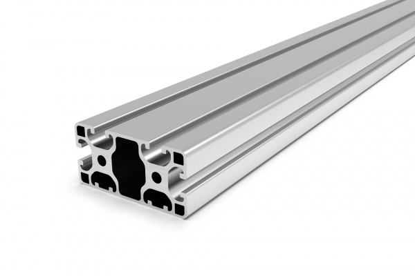 Aluminum profile 80x40 slightly groove 8 I-type 2N